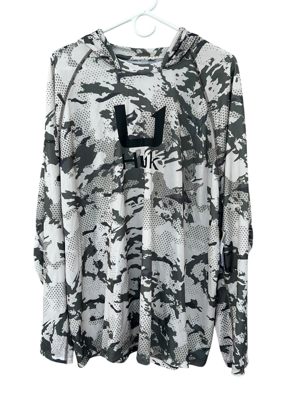 NWT Huk APEX VERT ICON PERFORMANCE HOODIE - MEN'S Soze XL - Fishing Hoodie - Picture 3 of 14